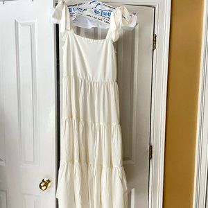 Asos Collusion White Maxi Dress Size 2